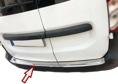 Obrázok produktu pre Ochrana nárazníka z leštenej nehrdzavejúcej ocele pre Dacia DOKKER od roku 2012 | so skosením