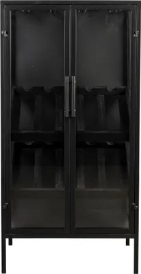 Produktbild von Housecraft Living Rob Weinkast / Getränke- / Barkasten Hoch Holz Metall Schwarz