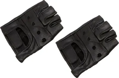 Produktbild von Männer Frauen Gym Fitness Workout Gewichtheben Hälfte Finger Anti-Skid Handschuhe Wrap - (Schwarz)