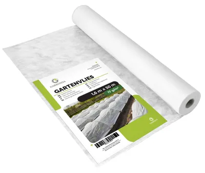 Produktbild von Pflanzenvlies Winterschutzvlies Frostschutzvlies - 17 g/m² - 1,6 x 50 m - Atmungsaktiv - Für Gemüsegarten und Gewächshaus