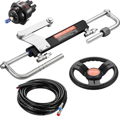 Zdjęcie produktu dla Zestaw hydraulicznego układu kierowniczego do łodzi motorowych o mocy 90 KM Hydrauliczny układ kierowniczy do łodzi motorowych