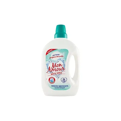 Produktbild von Mon Amour Lavatrice Igiene Attiva Waschmittel 26 Waschgänge 1.5l - Felce Azzurra