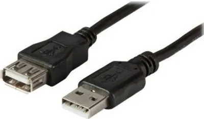 Immagine prodotto di EFB USB2.0 Verlängerungskabel A-A St-Bu 5,0m grau, Enhanced