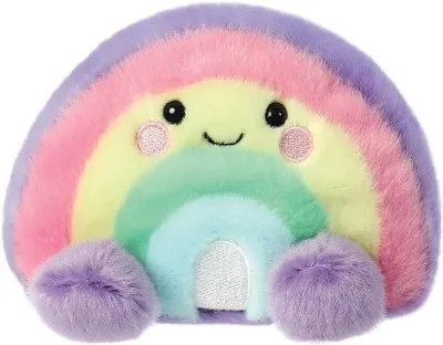Productafbeelding van Palm Pals Vivi Rainbow 5 inch zachte knuffel
