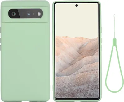 Produktbild von Hülle für Google Pixel 6 Handyhülle Silikon Case Cover Bumper Etui Matt Grün