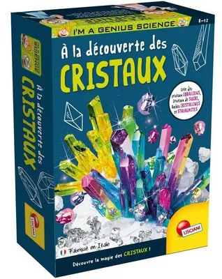 Produktbild von Ich bin ein Genie – Kristallentdeckungs-Set für unterwegs – Wissenschaftsset –  – Kristallisation & Experimente – Ab 8 Jahren