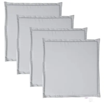 Produktbild von vidaXL Garten-Sitzkissen 4 Stk. Hellgrau 45x45x2 cm Quadratisch