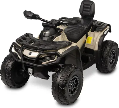 Produktbild von TOYZ, Elektroauto Kinder, Fahrzeug Kinder Outlander, Rutscherfahrzeug, Khaki