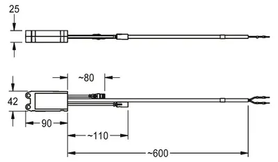 Produktbild von KWC AR Leistungsschalter, A3000open, für All-in-One Einheit, 10A-230 VAC