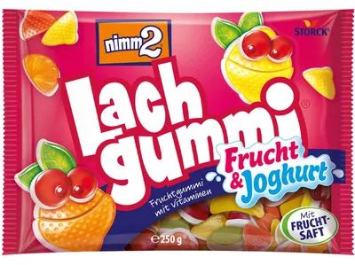 Image de nimm2® 680409 nimm2® Lachgummi Frucht & Joghurt Fruchtgummi 250,0 g