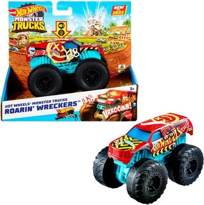 Immagine prodotto di Hw Monster Truck Incandescente E Rombante Relitto Asst
