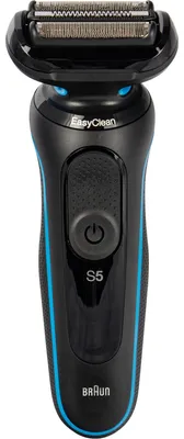 Produktbild von Braun Series 5 52-B1650S, Folienschaber, Blau, Tasten, Akku, Lithium-Ion (Li-Ion), Integrierte Batterie