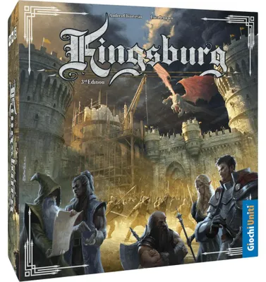 Immagine prodotto di Kingsburg (Terza Edizione) – Gioco da tavolo – Giochi Uniti – Da 2 a 5 giocatori – Età consigliata: 10+ anni
