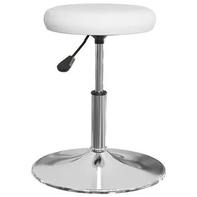 Produktbild von vidaXL Esszimmerstühle 4 Stk. Weiß Kunstleder