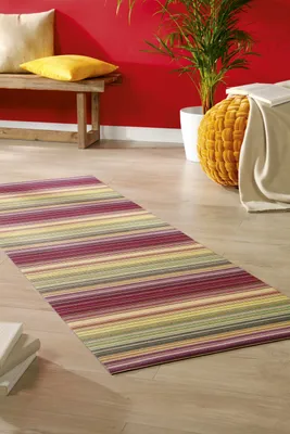 Produktbild von 1 Mira Jacqu.Teppich Streifen bunt 138/220 cm 138x220