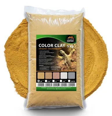 Produktbild von Lehmpulver - 5 kg - Gelb