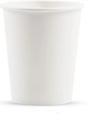 Zdjęcie produktu dla Kubki papierowe, kubki do napojów, kubki na gorące napoje, kubki do kawy 14 oz (415 ml), 100 sztuk, białe, jeden rozmiar, TeCup