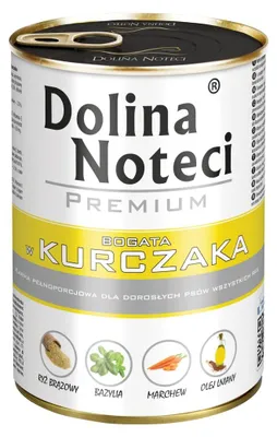 Obrázek produktu pro Dolina Noteci Premium Rich in Chicken - Mokré krmivo pro psy - 400G