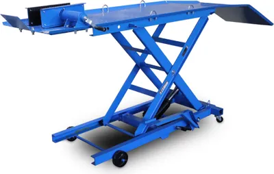 Produktbild von Bituxx Motorrad Scheren Hebebühne Motorradheber Motorradbühne Lift Hydraulisch mit Fußpumpe, 360 kg Belastbar MS-19472