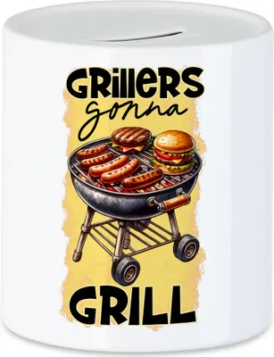 Produktbild von Grillers Gonna Grill BBQ Grillen lustiges Grill Spruch Spardose