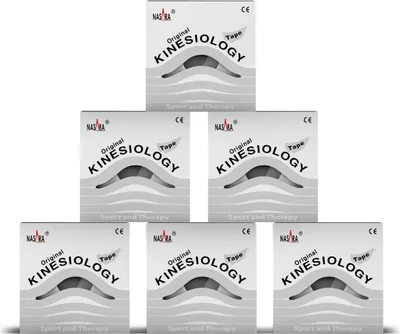 Produktbild von 6x NASARA Kinesiologie Tape Weiß