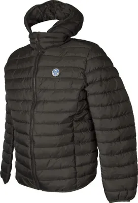 Immagine prodotto di Piumino giubbotto uomo NORTH SAILS giaccone giacca con cappuccio zip e tasche articolo 602933 SKYE HOODED JACKET, IT M - EU S - USA XS, Poliestere 100%
