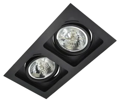 Produktbild von AZzardo AZ2809 Deckenleuchte Sisto 2 schwarz