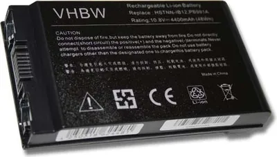 Produktbild von vhbw Akku Ersatz für HP Compaq 383510-001, HSTNNIB12, 381373-001, PB991A für Notebook (4400 mAh, 10,8 V, Li-Ion)