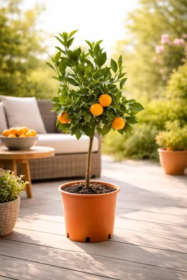 Immagine prodotto di Citrus sinensis – Pianta di arancio 70–100 cm – Arancio – Pianta agrumifera – Albero di arancio – Pianta da appartamento – Mediterranea – Sempreverde