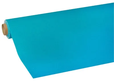 Produktbild von PAPSTAR Tischdecke "ROYAL Collection", türkis, 5 m x 1,18 m | Schrumpffolie (1 Rolle)