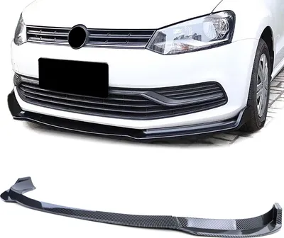 Obrázek produktu pro Přední spoiler Performance spoiler lip nárazník karbonový vzhled pro VW Polo V 6R