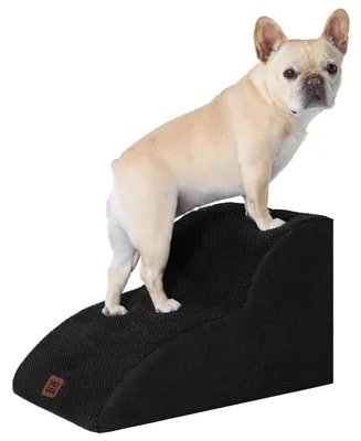 Immagine prodotto di Scala per cani, 2 gradini, altezza 30 cm, colore nero, dimensioni 40x50x30 cm