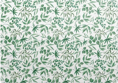 Produktbild von Blättermuster – Bodenschutzmatte – Stuhlunterlage 100x70 cm – Rutschfest – Hartbodenmatte