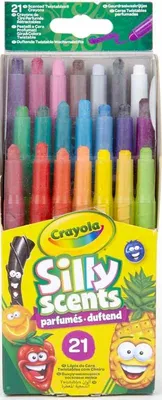 Produktbild von Crayola Duftwachsmalstifte Mini Twistable 21 Stück Malspaß