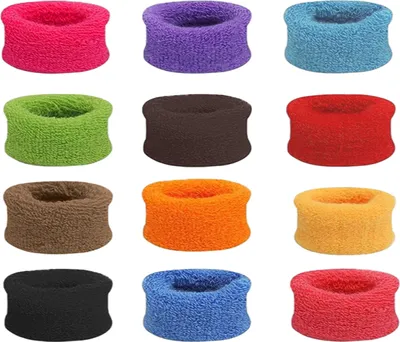 Produktbild von Baumwolle Stricken Haargummis Band,für Dickes Schweres Lockiges Haar,(Chroma)