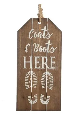 Image de Panneau décoratif 51 x 24,5 x 3 cm Bois