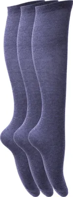 Produktbild von Dívčí podkolenky, hladké (3 balení) K117 (EUR 37-39,5 (13+ let)) (šedá)