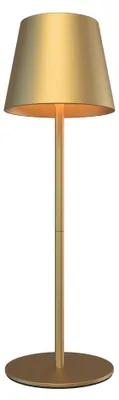 Produktbild von Ledvion Wiederaufladbare LED Tischleuchte Messinggold dimmbar Warmweiss