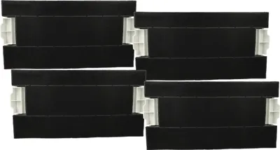 Produktbild von vhbw 4x Aktivkohlefilter Ersatz für Siemens 434229, 00706593, 00572574, DHZ4556, DHZ4555, DHZ4550 für Dunstabzugshaube - 39,8 x 19,6/17,4 x 2,9 cm