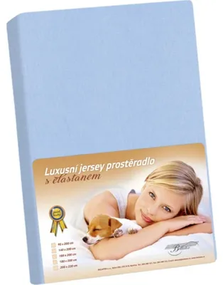 Obrázek produktu pro Jersey LUX - 140x200 cm - Modrá