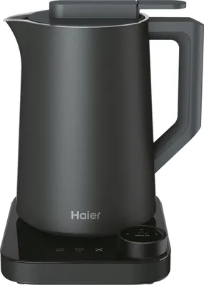 Zdjęcie produktu dla Haier HKE7W 011, 1,3 l, 2200 W, Szary, Plastik, Regulowany termostat, Wskaźnik poziomu wody