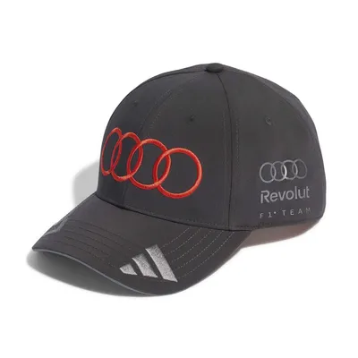 Produktbild von Original Audi Formel 1 Fan Cap Hulkenberg schwarz - grau Gr. S