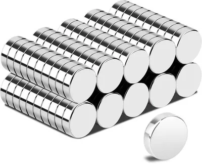 Produktbild von 100 kleine neodymium magneten 5x3mm, zelfklevend, voor magneetwand, prikbord, whiteboard