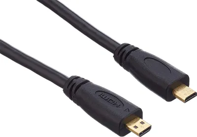 Produktbild von SYSTEM-S Micro HDMI Stecker auf Micro HDMI Stecker Kabel 26cm