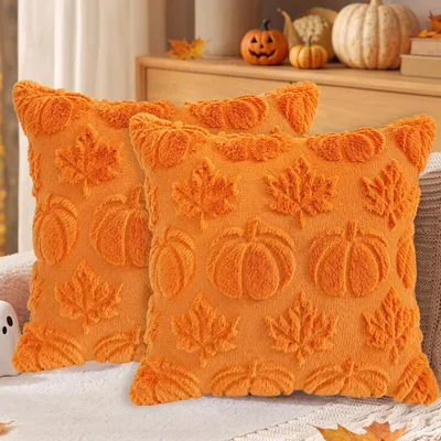 Productafbeelding van Set van 2 Herfstdecoratie Kussenslopen 45 x 45 cm