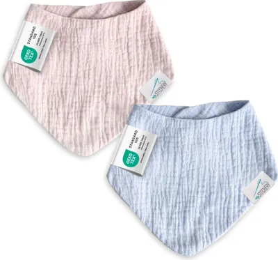 Produktbild von Baby Lätzchen mit ® Standard 100 - Sabberlätzchen aus weichem Musselin