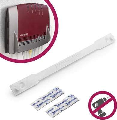 Produktbild von Router Wandhalterung Halter 178mm passend für Fritzbox 4040 7560 7430 7390 6430 7362