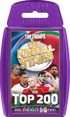Produktbild von Top Trumps Weltfussballstars TOP 200 - Pack 4