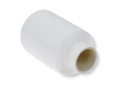 Produktbild von 40x Bündelstretchfolie 100 mm 23my WEISS Kernlänge 140 mm 150m