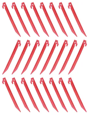 Immagine prodotto di Set di 24 picchetti per tende in plastica, lunghezza 230 mm